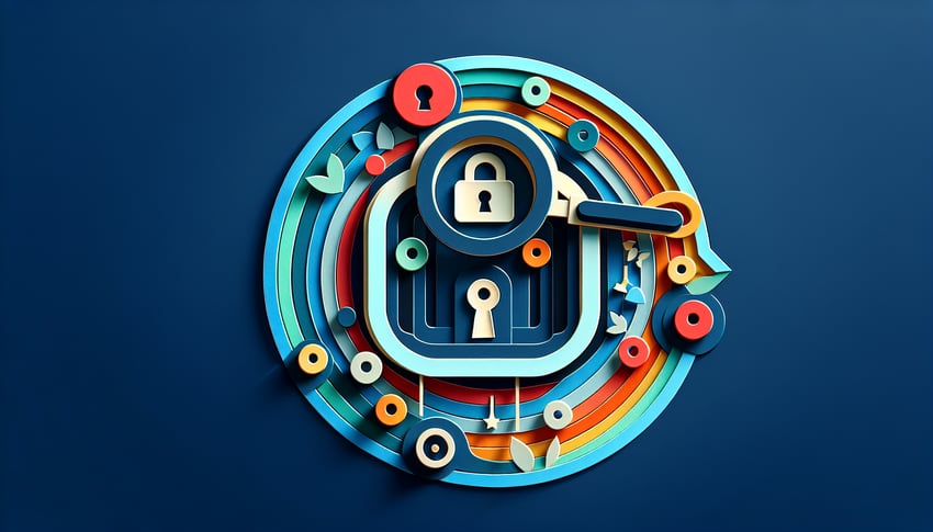 Paper art illustration depicting a crime report form for an article on FormCreatorAI.