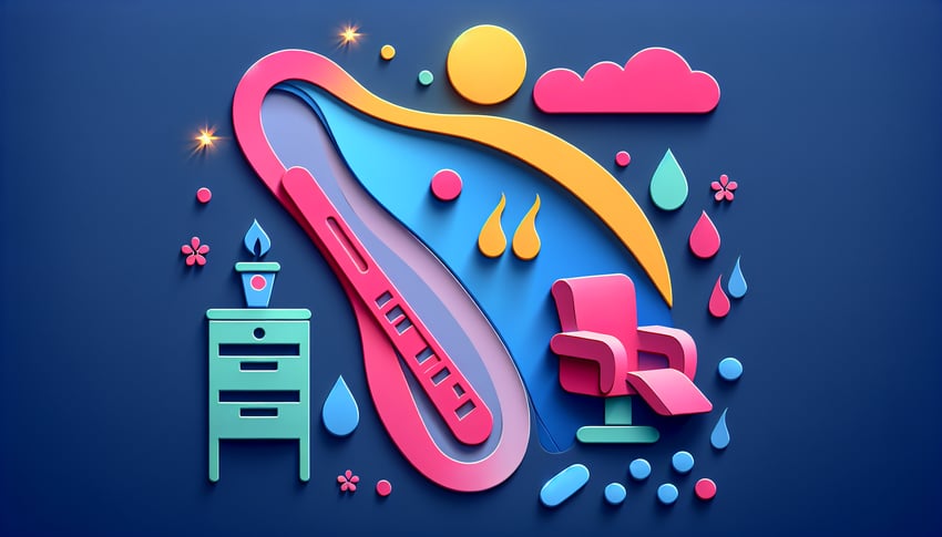 Paper art illustration featuring a waxing consultation form for FormCreatorAI article