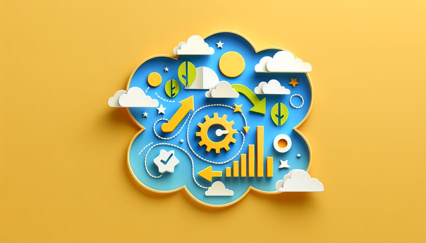Paper art illustration related to corrective action form template for FormCreatorAI article