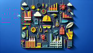 Paper art illustration representing a workplace safety inspection checklist form template for FormCreatorAI article