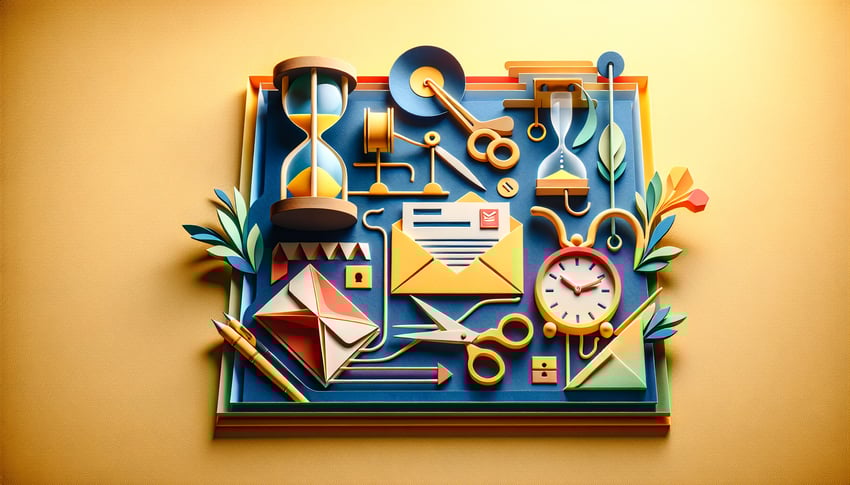 paper art illustration for registration cancellation form template article with creative design and vibrant colors