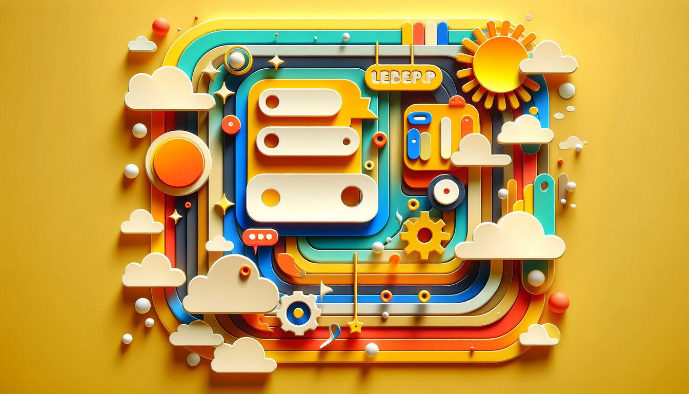 Paper art illustration featuring labels, placeholders, and help text for effective microcopy in user interfaces.