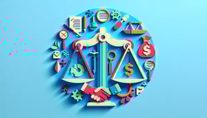 paper art illustration depicting a conflict of interest declaration form for FormCreatorAI article