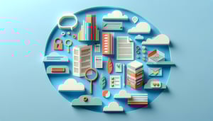 Paper art illustration depicting a lead sheet form template for FormCreatorAI article